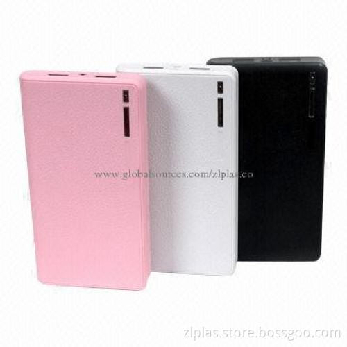 Power Banks with 11,000mAh Capacity and Dual-USB Output, 5V DC/1A Input